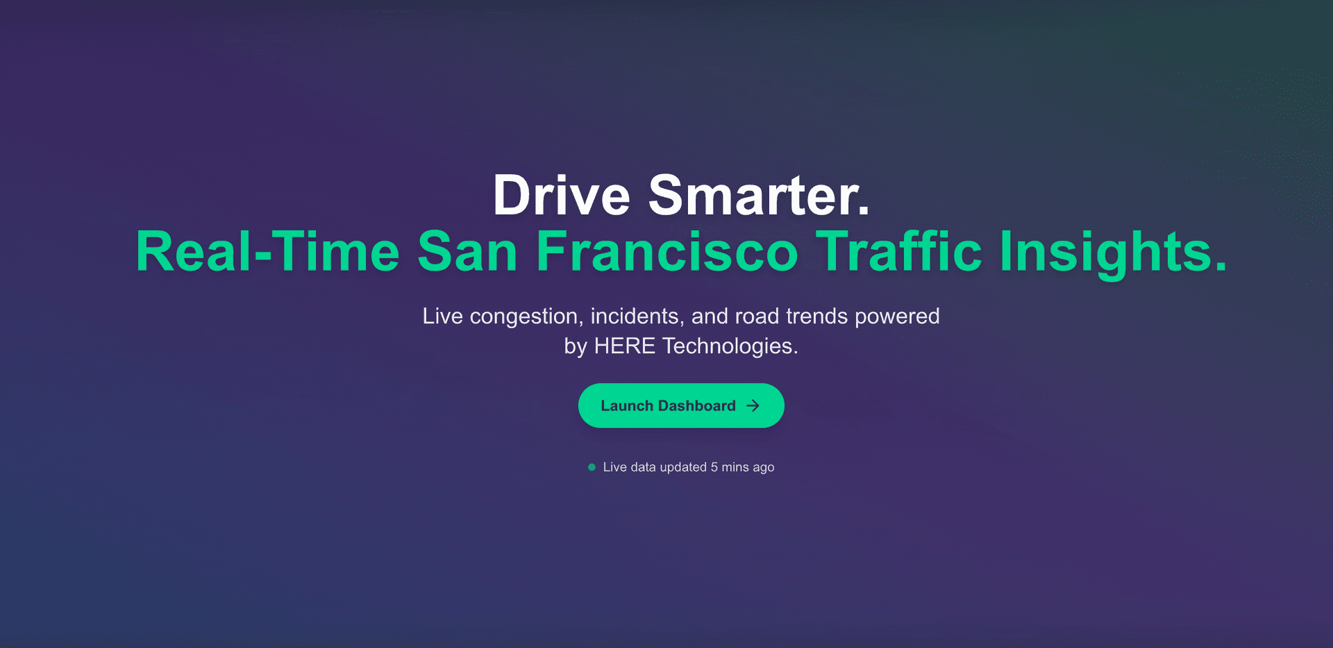 SFO Traffic Tracker preview
